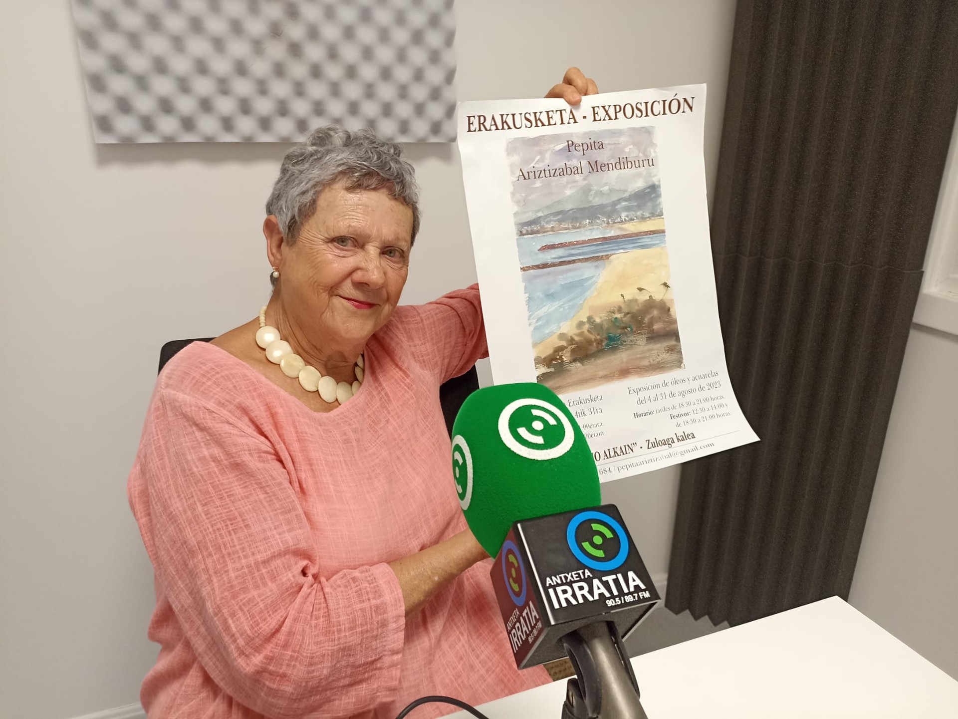 Pepita Ariztizabalen margolanak ikusgai izanen dira abuztuan Hondarribian