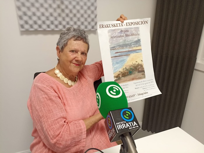 Pepita Ariztizabalen margolanak ikusgai izanen dira abuztuan Hondarribian