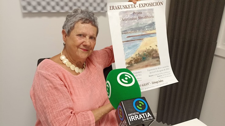 Pepita Ariztizabalen margolanak ikusgai izanen dira abuztuan Hondarribian