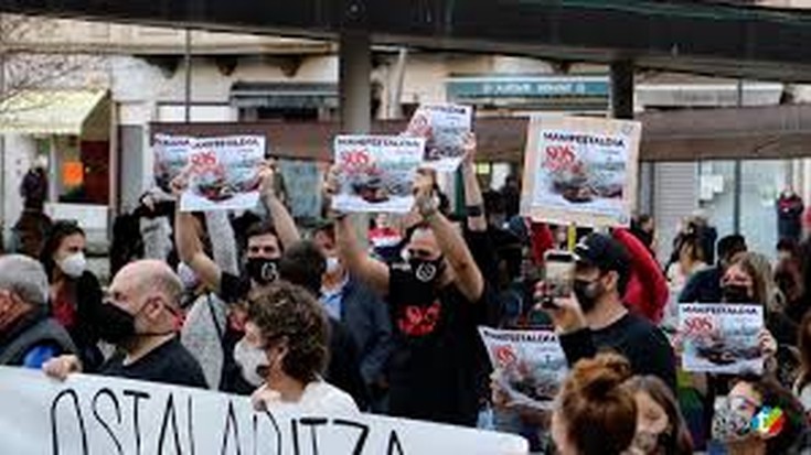 SOS ostalaritza, mobilizazioak izan dira asteburuan
