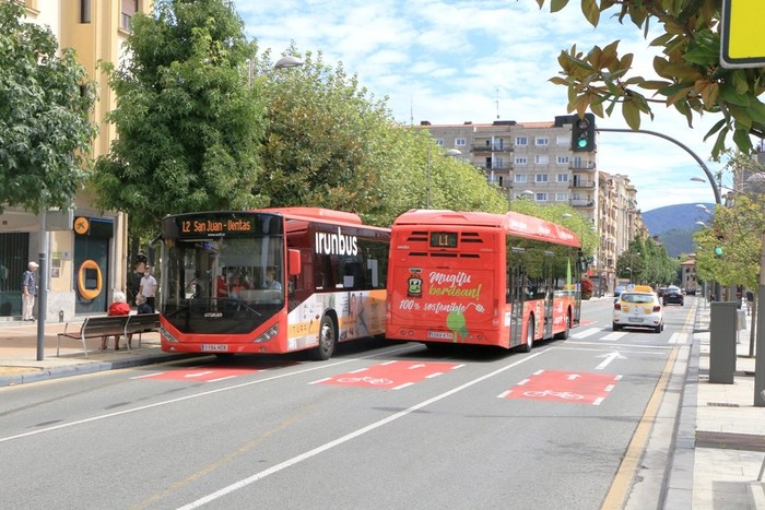 Lau greba egun deitu ditu ELAk Irunbus zerbitzuetan
