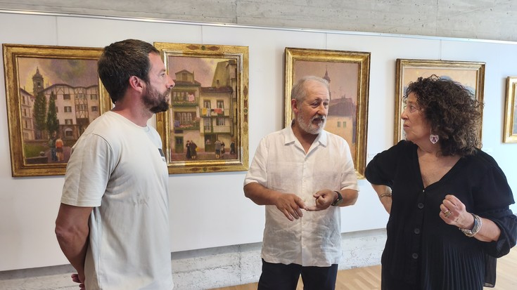 Enrique Albizu margolaria eta bere obra balioan jartzeko erakusketa antolatu dute Arma Plazan