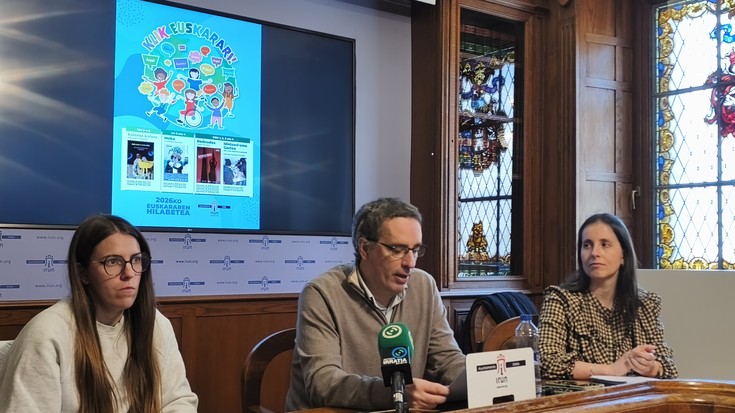 Euskarari "klik" egitera gonbidatu dituzte Irungo haur eta gazteak