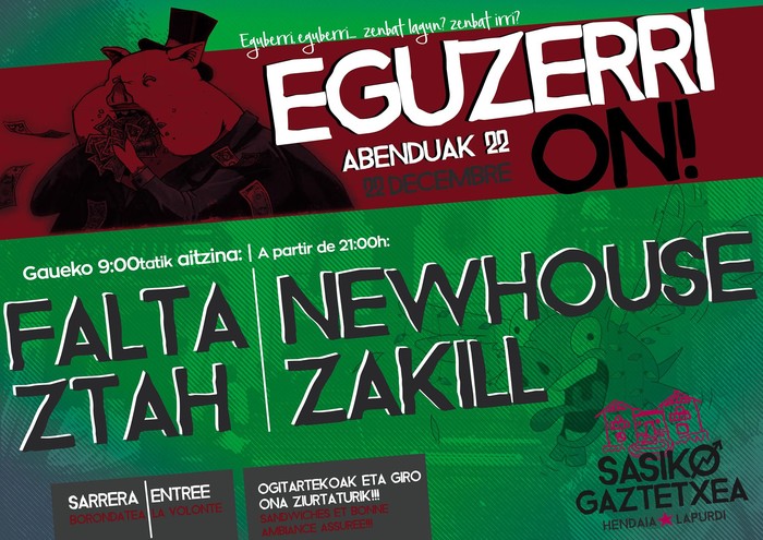 Eguzerri on gaur Hendaian