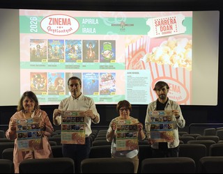 'Zinema Euskaraz' ekimena urte osora eta irundar guztientzat zabaldu du Euskara Zerbitzuak