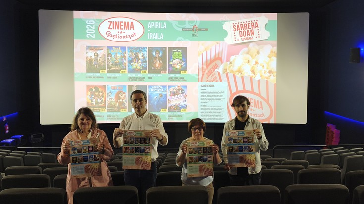 'Zinema Euskaraz' ekimena urte osora eta irundar guztientzat zabaldu du Euskara Zerbitzuak
