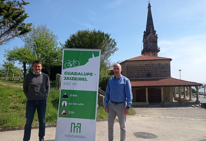 Guadalupe-Jaizkibelgo igoera balioan jartzeko seinaleak ezarri dituzte