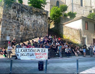 Luka Remiro: «Gu horrela tratatu bagaituzte, pentsa nola tratatuko dituzten preso dauden 10.000 palestinar horiek»