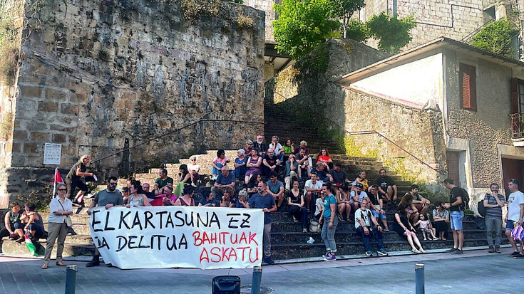 Luka Remiro: «Gu horrela tratatu bagaituzte, pentsa nola tratatuko dituzten preso dauden 10.000 palestinar horiek»
