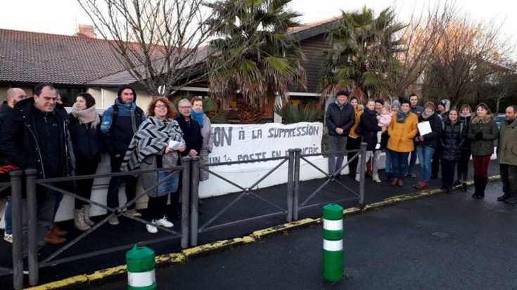 Hendaiako Lissardy eskolak frantseseko irakasle postu erdi bat gal dezake 
