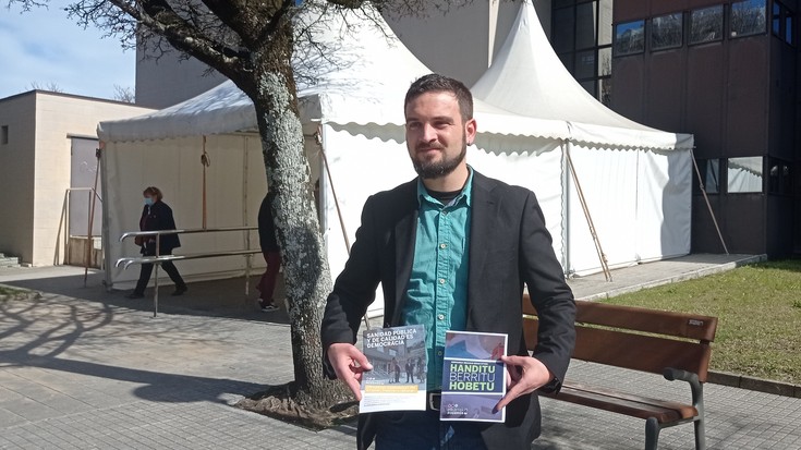 David Nuño (Elkarrekin Podemos): «Eusko Jaurlaritza osasungintza planarekin kea saltzen ari da, hitz asko dago hemen baina aurrekontu gutxi»