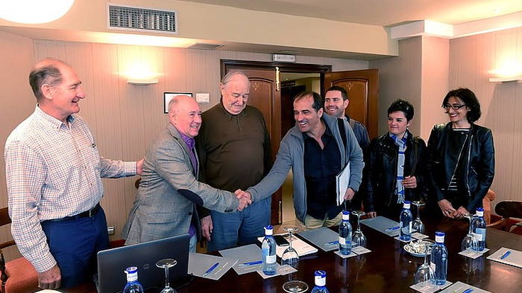 Goiz hontan Bilbon, Harremanetarako Nazioarteko Taldea eta Foro soziala osatzen duten eragileak bildu dira.