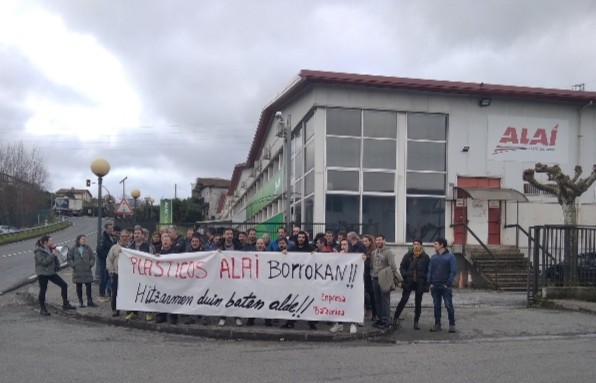 Alai lantegiko langileek «elkartasuna eta borrokari» esker lortu dituzte 2022tik aldarrikatutako hobekuntzak