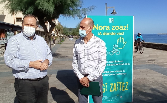 Portua auzoan oinezkoak eta bizikletak lemixi