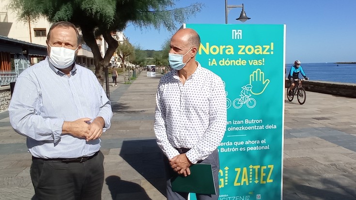 Portua auzoan oinezkoak eta bizikletak lemixi
