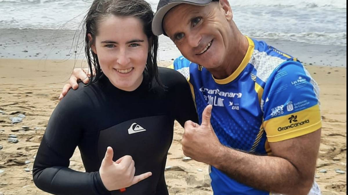 Surf egokituaren estatuko gailurrera iritsi da Hondarribiko HS2 klubeko Saioa Uharte irundarra