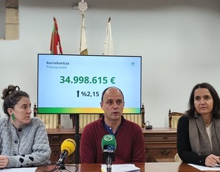 Aurrekontu proiektu «soziala, errealista eta zuhurra» ondu duela dio Hondarribiko udal gobernuak