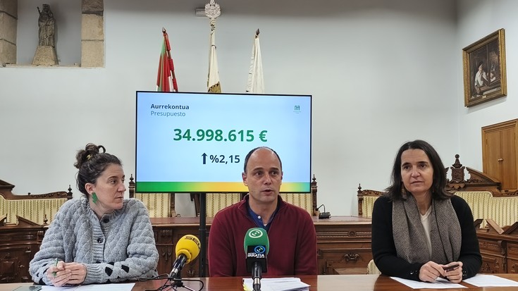 Aurrekontu proiektu «soziala, errealista eta zuhurra» ondu duela dio Hondarribiko udal gobernuak