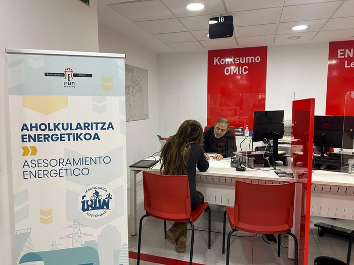 Aholkularitza energetikoa emango dute berriro Irungo HAZ-SAC bulegoetan