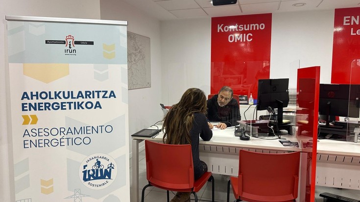 Aholkularitza energetikoa emango dute berriro Irungo HAZ-SAC bulegoetan