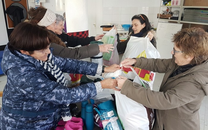Bihar amaituko da Siriako errefuxiatuentzako material bilketa