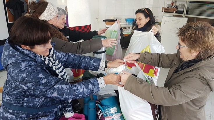 Bihar amaituko da Siriako errefuxiatuentzako material bilketa 