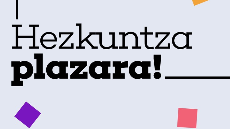 Hezkuntza komunitatearen diagonistikoa plazaratuko du 'Hezkuntza plazara' ekimenak