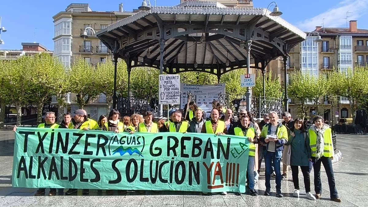 Txingudiko uretan 100 greba egun eta negoziazio erritmo geldoa