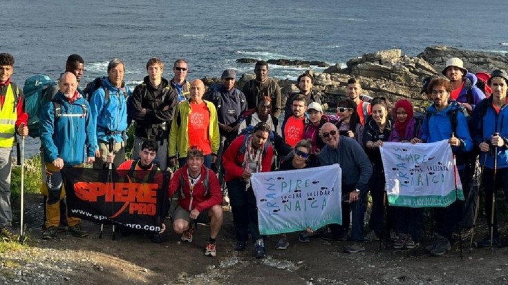 Hondarribiatik Cap de Creusera, inklusioa helburu duen 'Transpirenaika solidarioa'