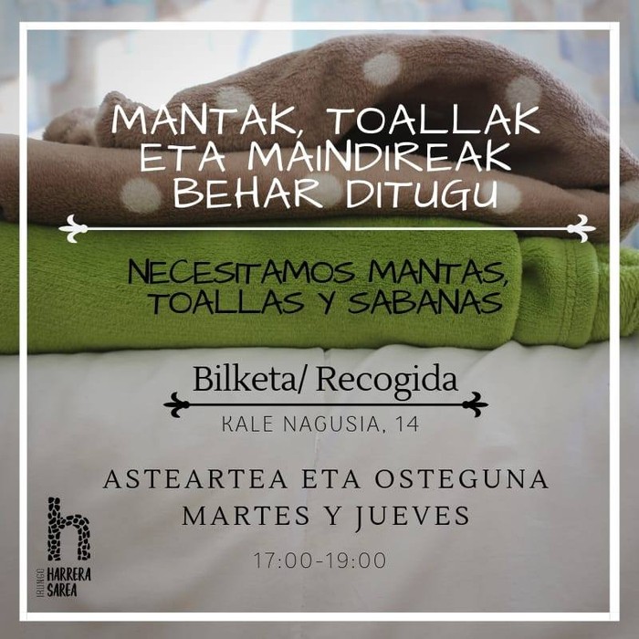 Asteburu luze honetan zehar, hainbat lagun kalean lo egin dutela salatu du Harrera Sareak