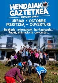 Sasiko Gaztetxeak irekiera besta antolatu du larunbata honetarako