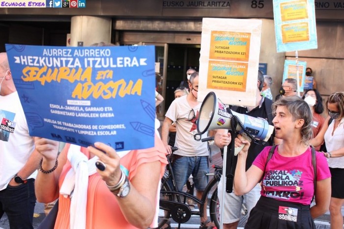 Irunen ia erabatekoa izan da hezkuntzako grebaren jarraipena, aldiz, Hondarribian normaltasun osoa