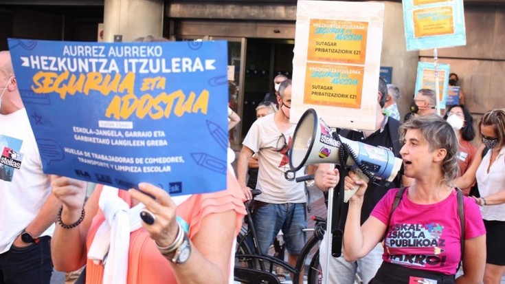 Irunen ia erabatekoa izan da hezkuntzako grebaren jarraipena, aldiz, Hondarribian normaltasun osoa