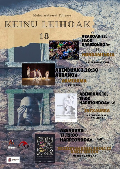 Armiarma antzerki obra eskainiko dute bihar Lesakan