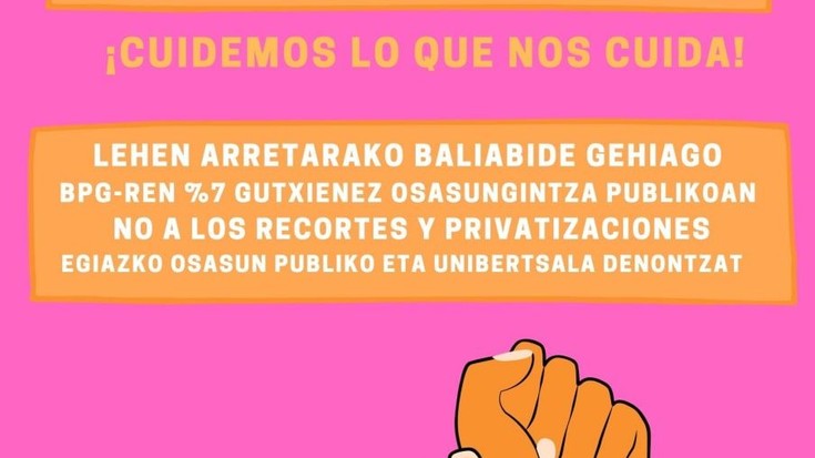 Kalitatezko osasun zerbitzuen aldeko mobilizazioak 