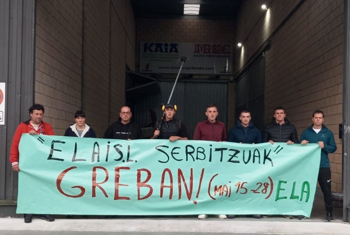 Enpresa eta Udala interpelatu ditu ELAk udal lorazainen bi asteko grebaldiaren aurreneko egunean 