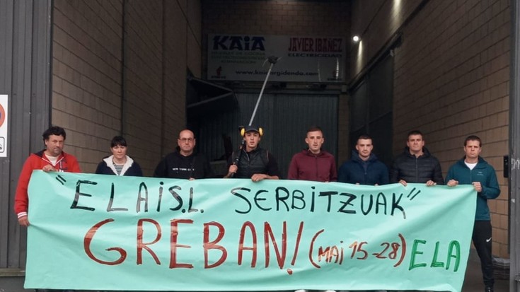 Enpresa eta Udala interpelatu ditu ELAk udal lorazainen bi asteko grebaldiaren aurreneko egunean 