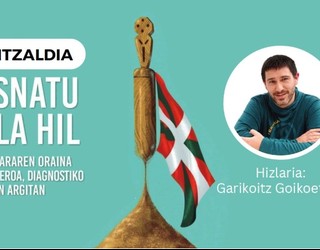 Beran ‘Esnatu ala hil’ hitzaldia eskainiko du Garikoitz Goikoetxeak ostegunean