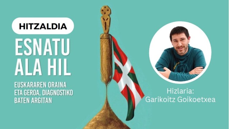 Beran ‘Esnatu ala hil’ hitzaldia eskainiko du Garikoitz Goikoetxeak ostegunean