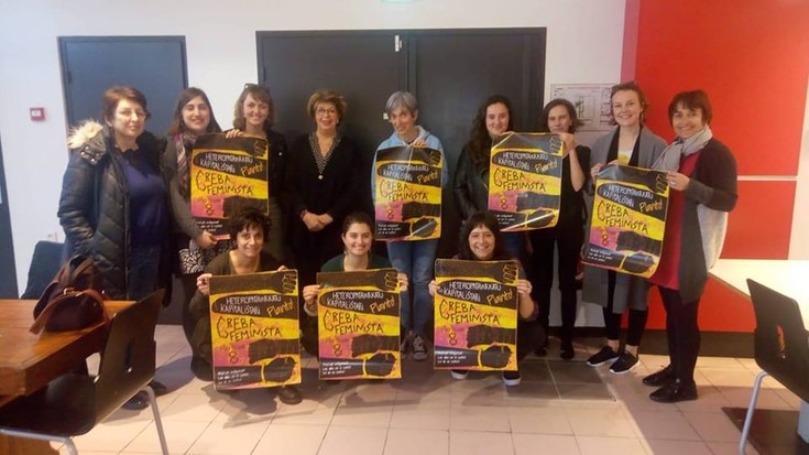 Eskualdeko mugimendu feministak greba eguna ez ezik, mobilizazio eta ekimen andana prestatzen ari da 