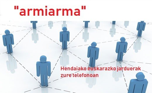 Hendaian antolatzen diren euskarazko ikusgarri eta hitzorduak "Armiarma" aplikazioan kontsulta daitezke