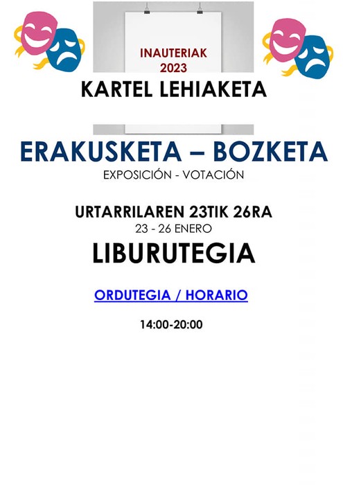 Lesakako inauterietako kartela aukeratzeko erakusketa egin dute aste honetan