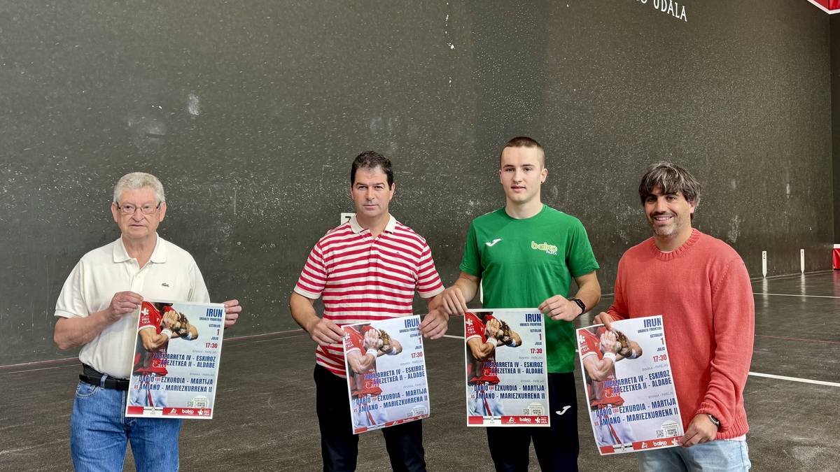Unai Amianok uztailaren 1eko pilota jaialdiko partida nagusian jokatuko du