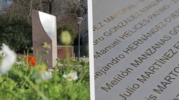 Irungo terrorismoaren biktimen oroigarrian Josu Zabala Erasun estatuaren biktima ez egotea eta Melitón Manzanas omendua izatea deitoratu dute