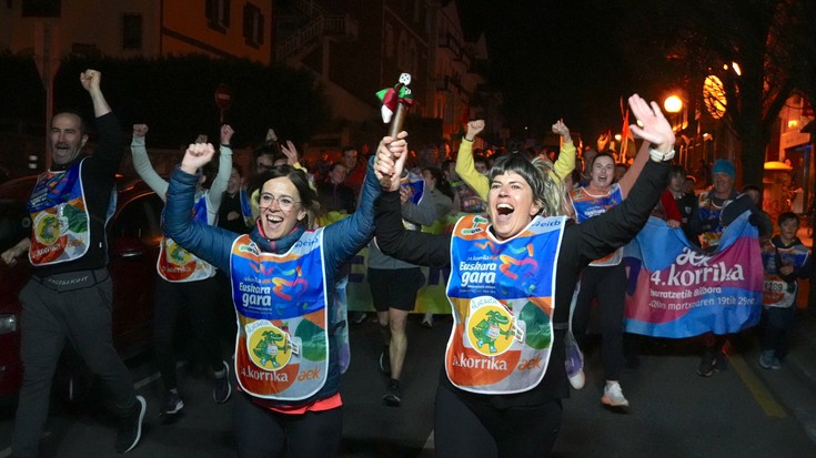 Korrikak hartu du Irun, bihar arte