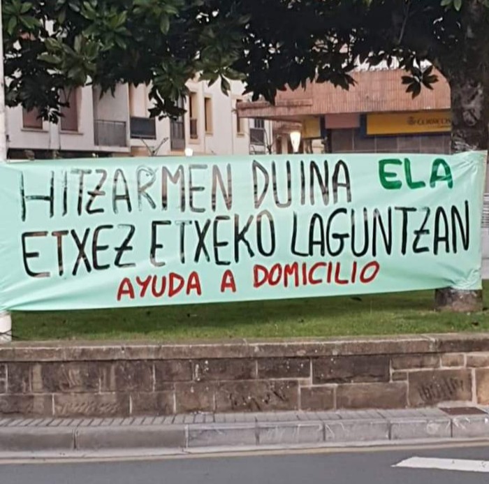 Hondarribiko 'Etxez Etxeko Laguntza Zerbitzu'-ko 21 langileak prekarizaziora bultzatu izana leporatzen dio ELAk Udalari