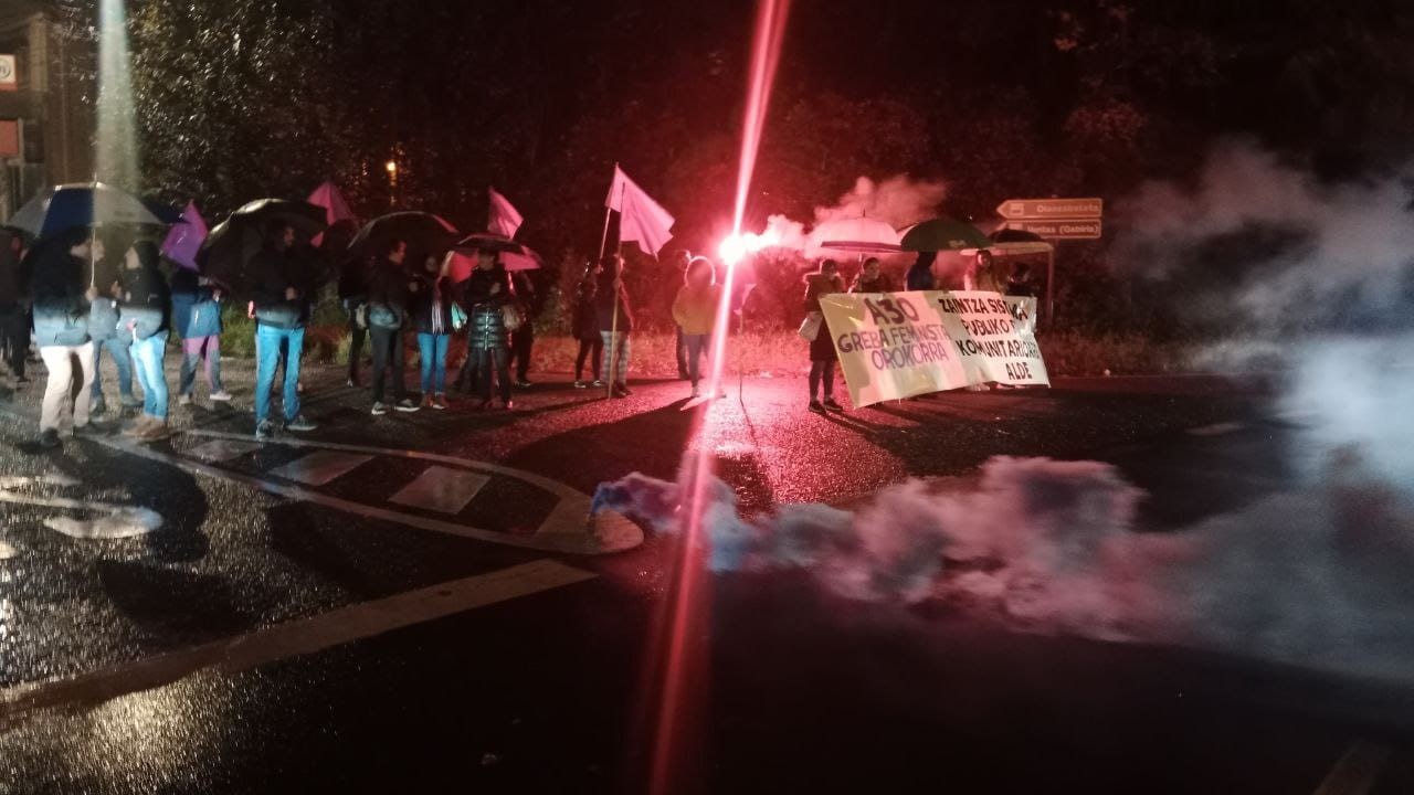 Hasi da Greba Feminista Orokorra Bidasoaldean