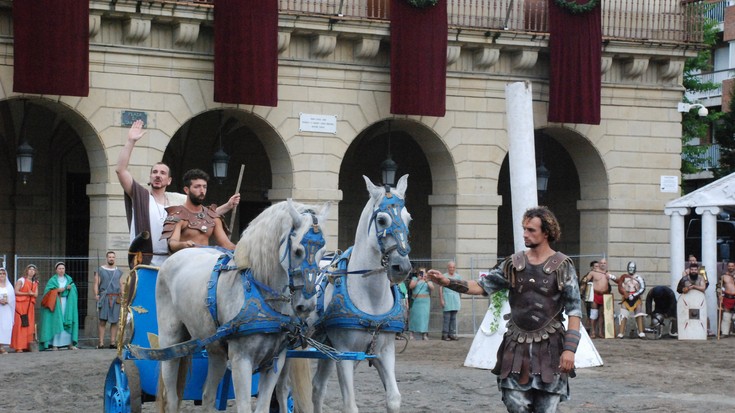 Oiassoren garaietan bezala erromatarrez jantzi eta asteburu historikoa ospatuko dute Irunen