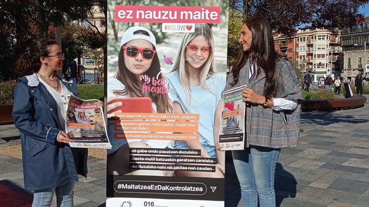 A25eko mezua gazteei hel dadin hilabeteko kanpaina Irunen