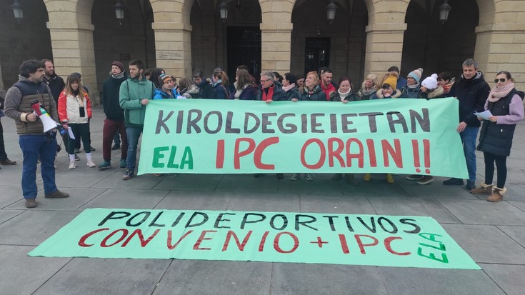 Kiroldegietako lehen greba egunak %63ko jarraipena izan du